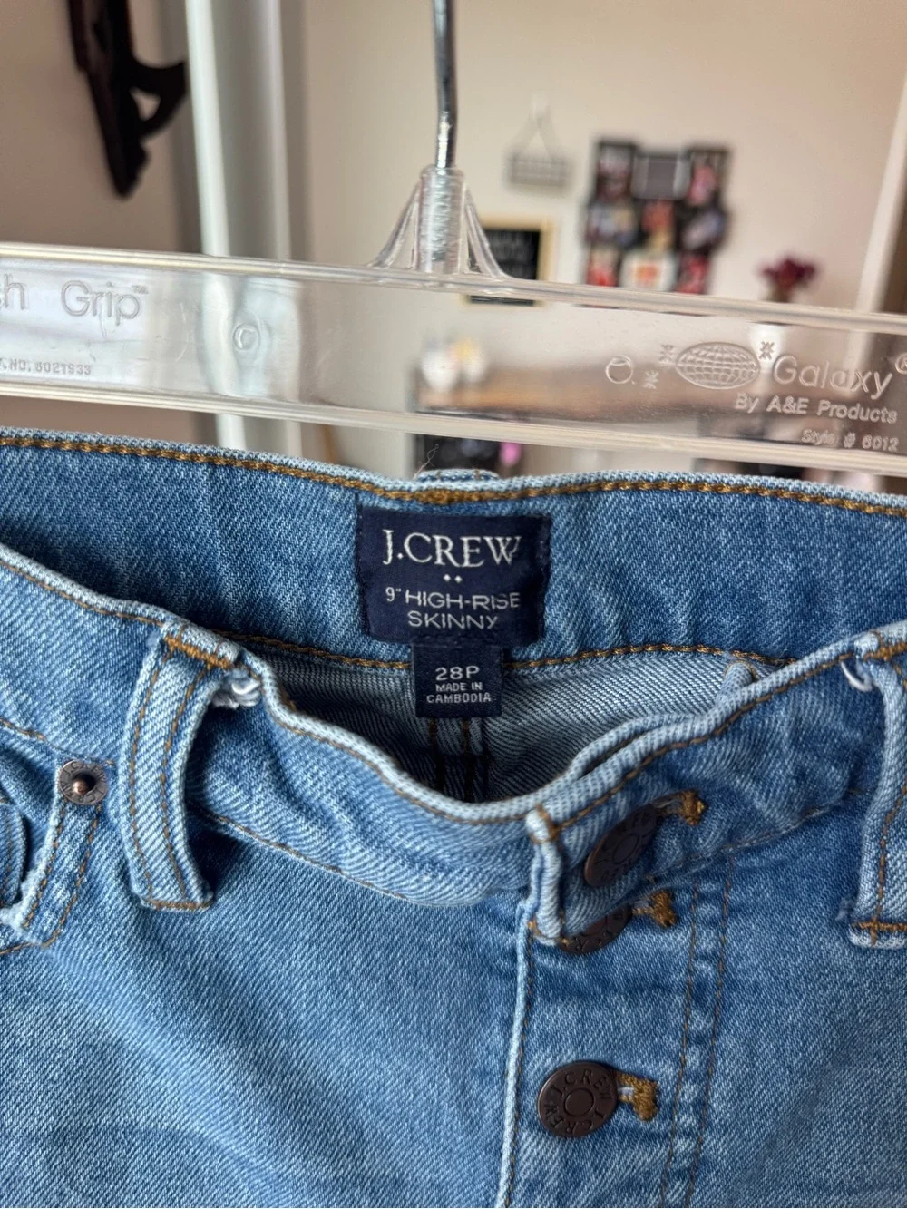J. Crew Light Blue High-Rise Skinny Jeans